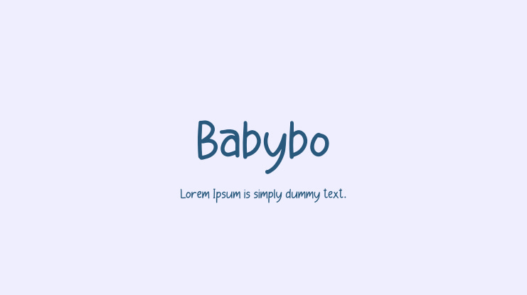 Babybo Font