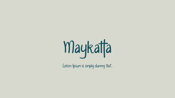 Maykatta Font