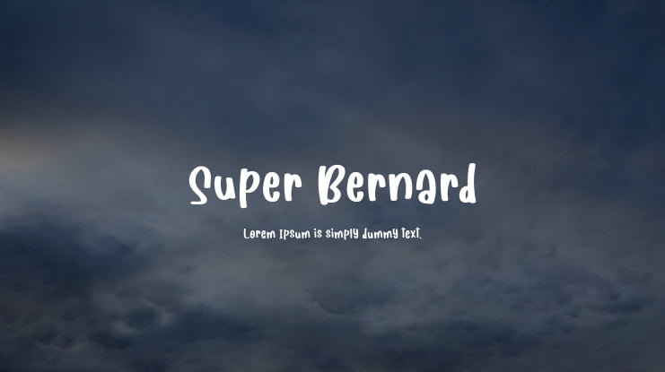 Super Bernard Font