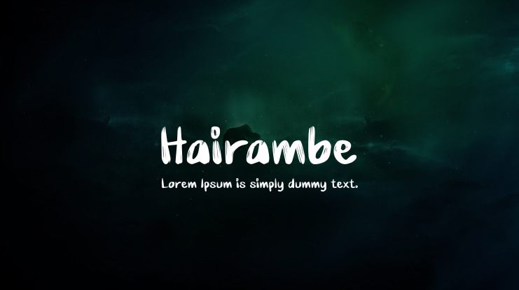 Hairambe Font