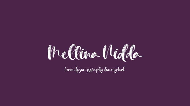 Mellina Nidda Font