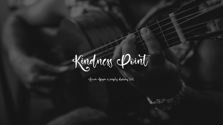 Kindness Point Font