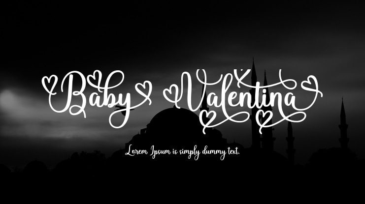 Baby Valentina Font