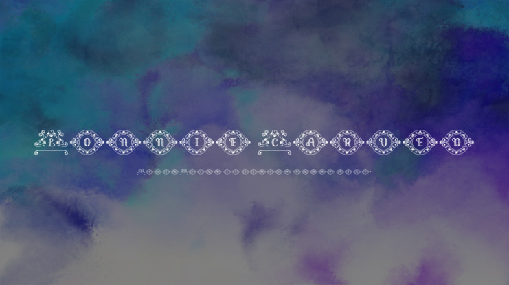 Lonnie Carved Font Family