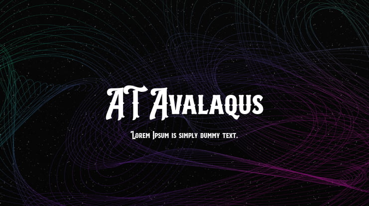 AT Avalaqus Font Family