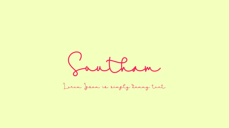 Southam Font