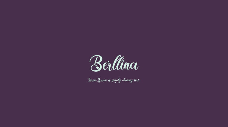 Berllina Font