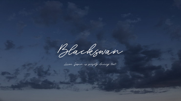 Blackswan Font