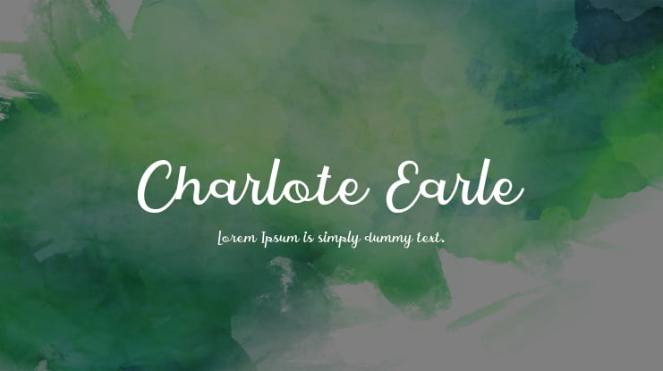 Charlote Earle Font Family