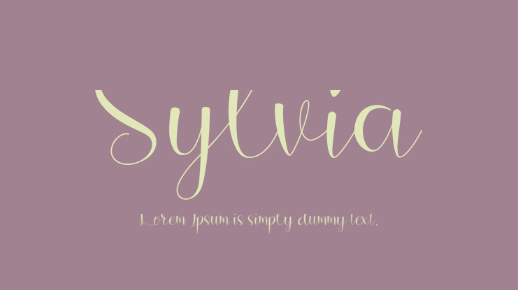 Sylvia Font