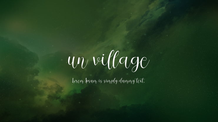 un village Font