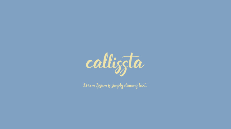 callissta Font