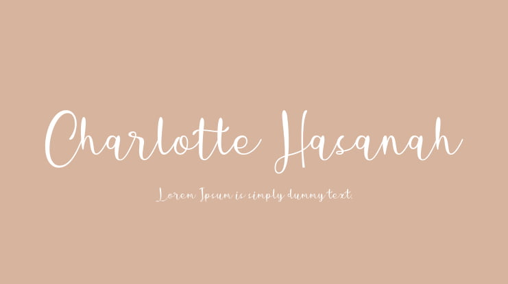 Charlotte Hasanah Font Family