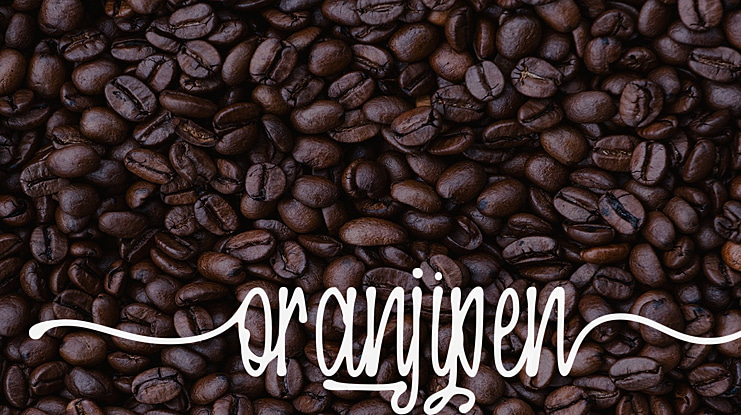 Oranjipen Font