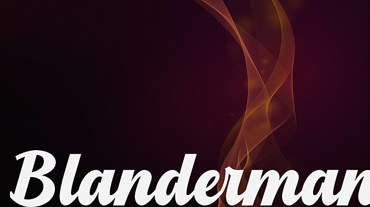 Blanderman Font