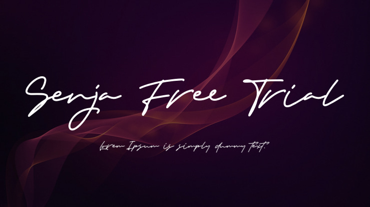Senja Free Trial Font