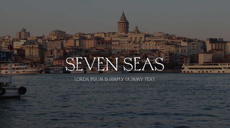 SEVEN SEAS Font