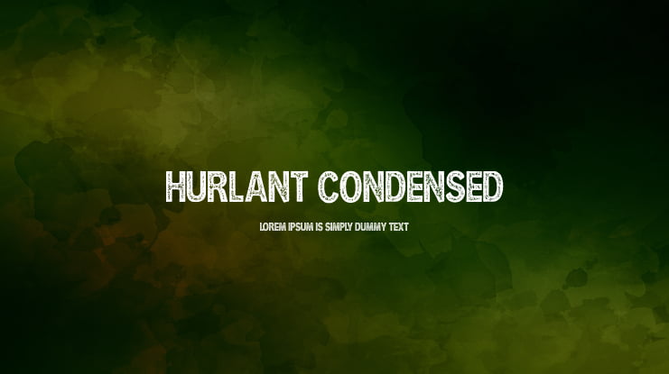 HURLANT CONDENSED Font Family