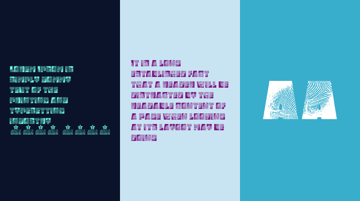 DigItAl FingerpRINT Font