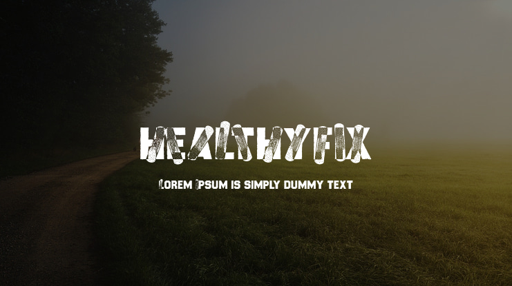 HEALTHYFIX Font
