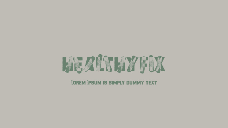 HEALTHYFIX Font