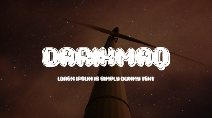 Darixmaq Font