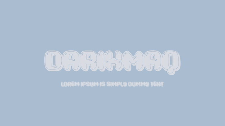 Darixmaq Font
