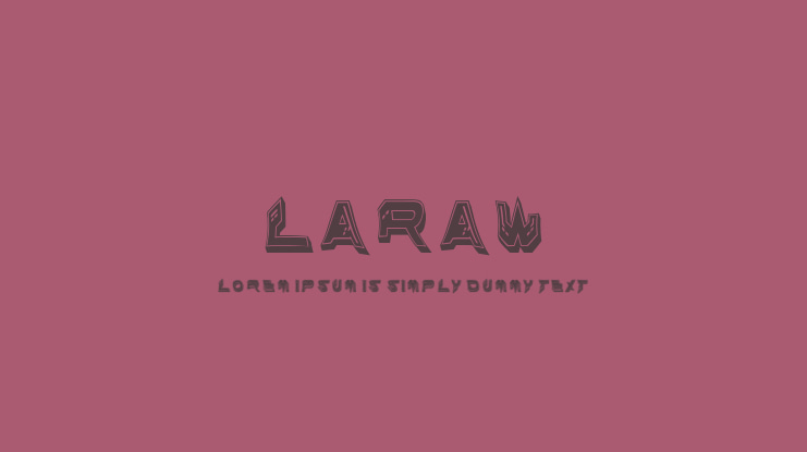 Laraw Font