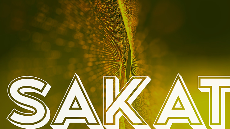 Sakat Font Family