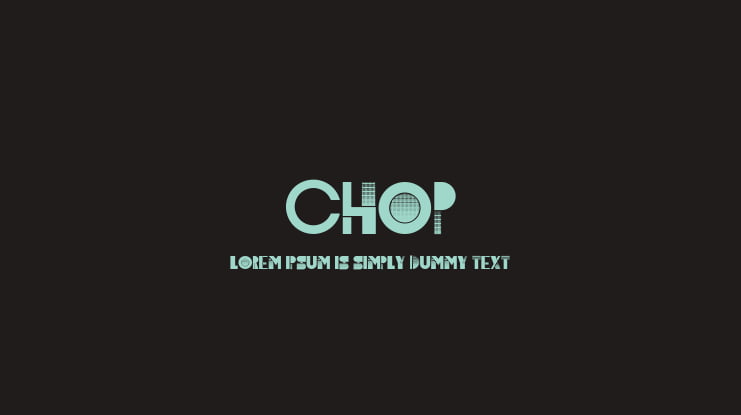 Chop Font