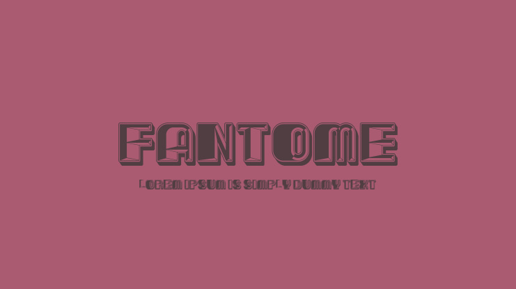 Fantome Font