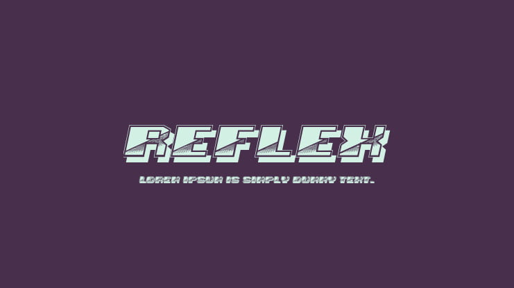 Reflex Font
