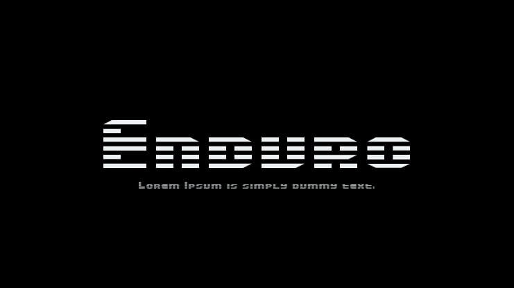 Enduro Font Family