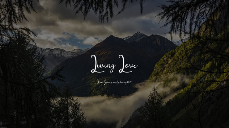 Living Love Font