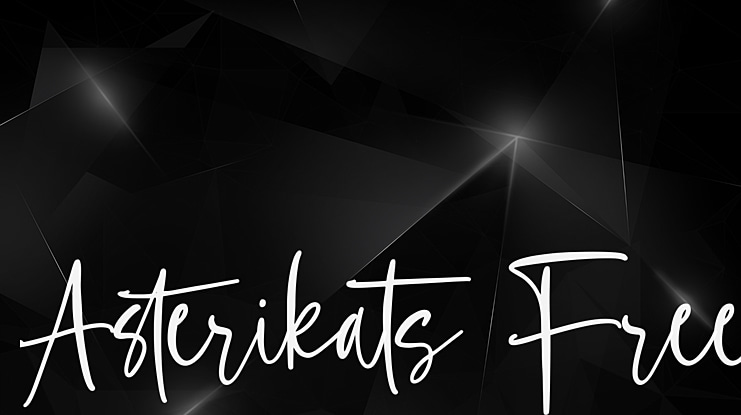 Asterikats Free Font