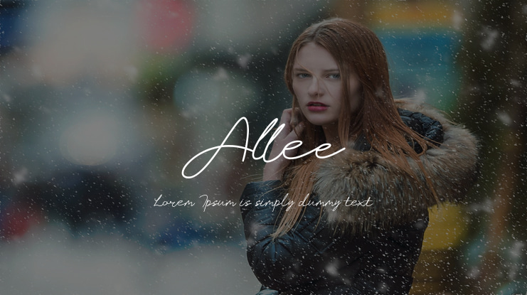 Allee Font