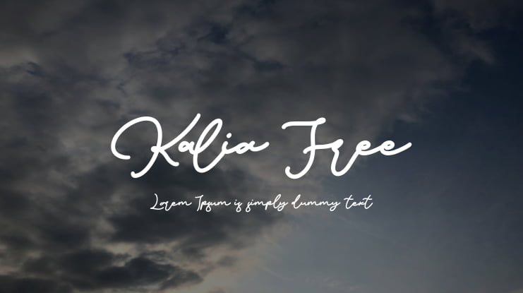 Kalia Free Font