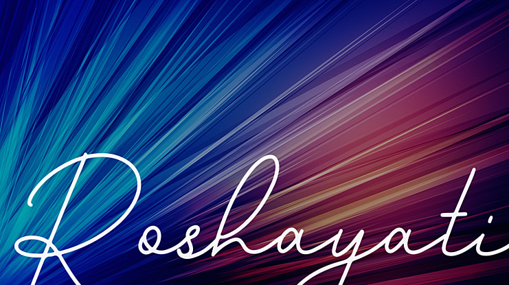 Roshayati Font