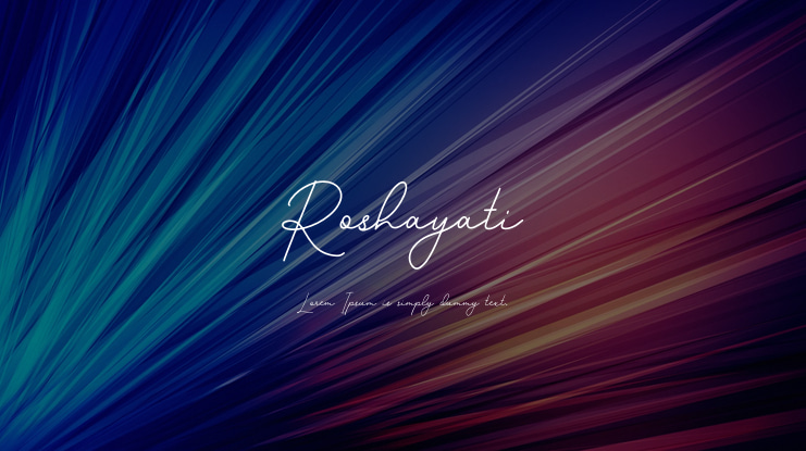 Roshayati Font