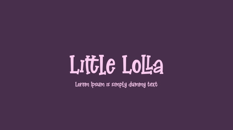 Little Lolla Font