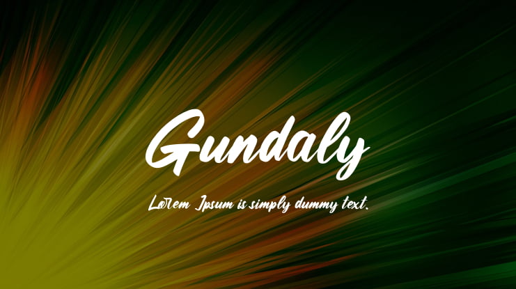 Gundaly Font