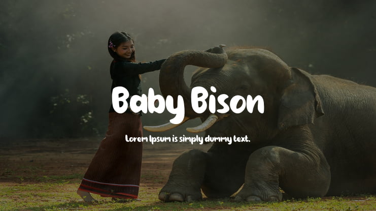 Baby Bison Font