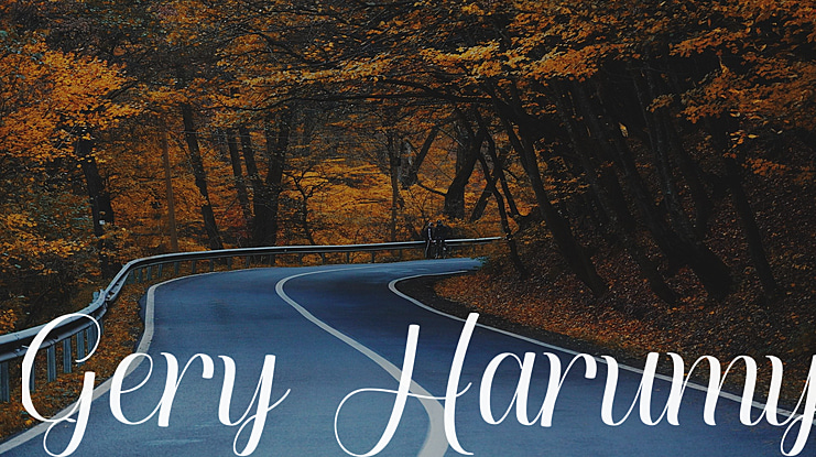 Gery Harumy Font