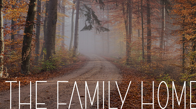 The Family Home Font