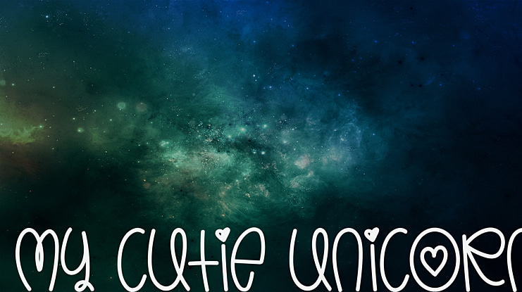My Cutie Unicorn Font