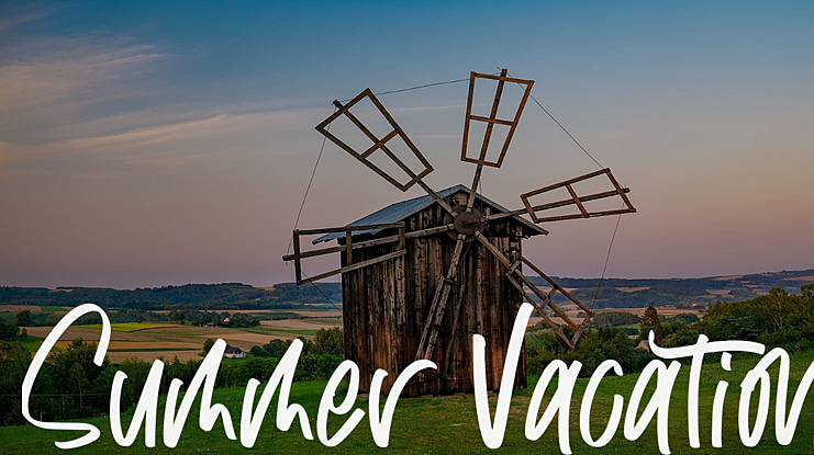 Summer Vacation Font