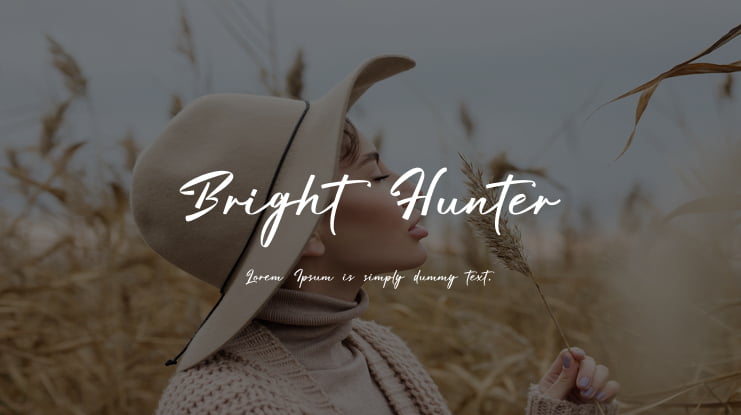 Bright Hunter Font