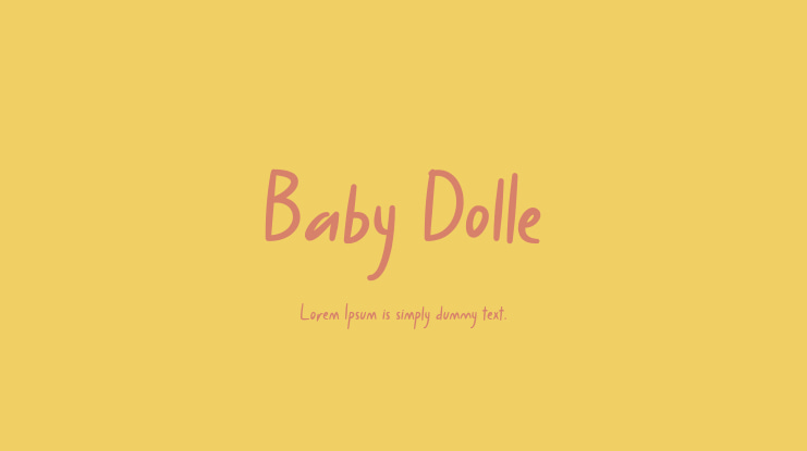 Baby Dolle Font