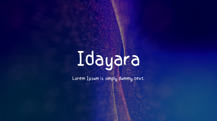 Idayara Font