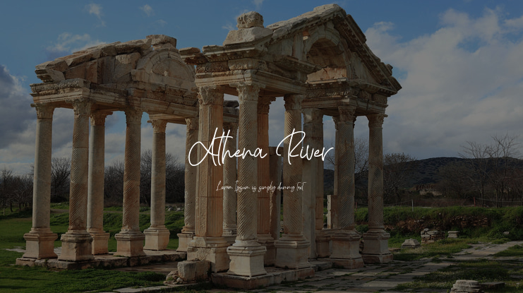 Athena River Font